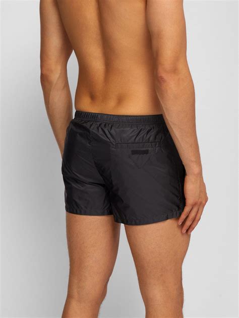 prada nylon swim trunks|prada swim shorts men.